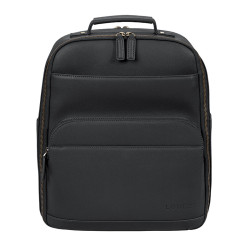 LOULEX Sac à dos en cuir microfibre 2.0 18L Noir