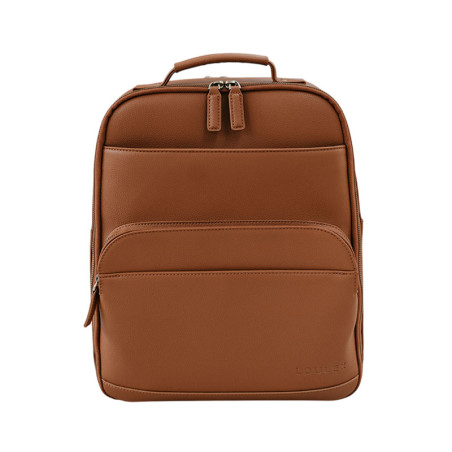 LOULEX Sac à dos en cuir microfibre 2.0 18L Marron