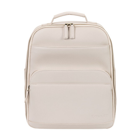 LOULEX Sac à dos en cuir microfibre 2.0 18L Beige