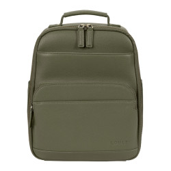 LOULEX Mini Sac à dos en cuir microfibre 13L Vert Olive