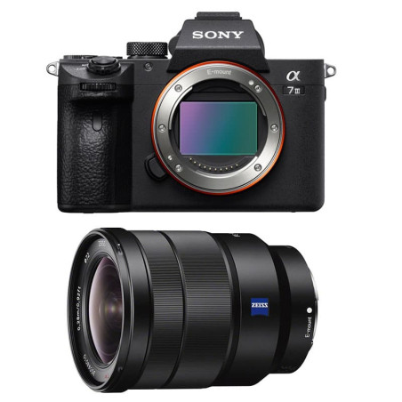 SONY Hybride ALPHA 7 III + Objectif SEL FE 16-35mm f/4 ZA OSS Garanti 3 ans