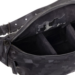 LOULEX Sac banane en cuir microfibre Camouflage
