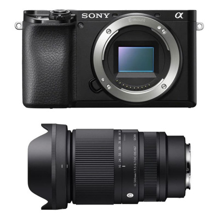 SONY ALPHA 6100 Noir + SIGMA 16-300mm f/3.5-6.7 DC OS Contemporary Garanti 3 ans
