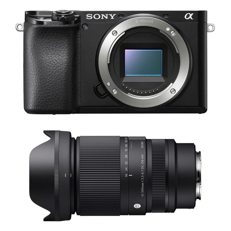 SONY ALPHA 6100 Noir + SIGMA 16-300mm f/3.5-6.7 DC OS Contemporary Garanti 3 ans