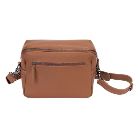 LOULEX Sac Organizer en cuir microfibre Marron