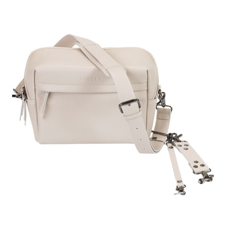 LOULEX Sac Organizer en cuir microfibre Beige