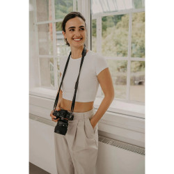 LOULEX Courroie en cuir microfibre Noir