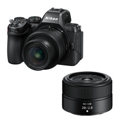 NIKON Z5 II + Objectif Z 24-50mm f/4-6.3 + Z 28mm f/2.8 Garanti 3 ans