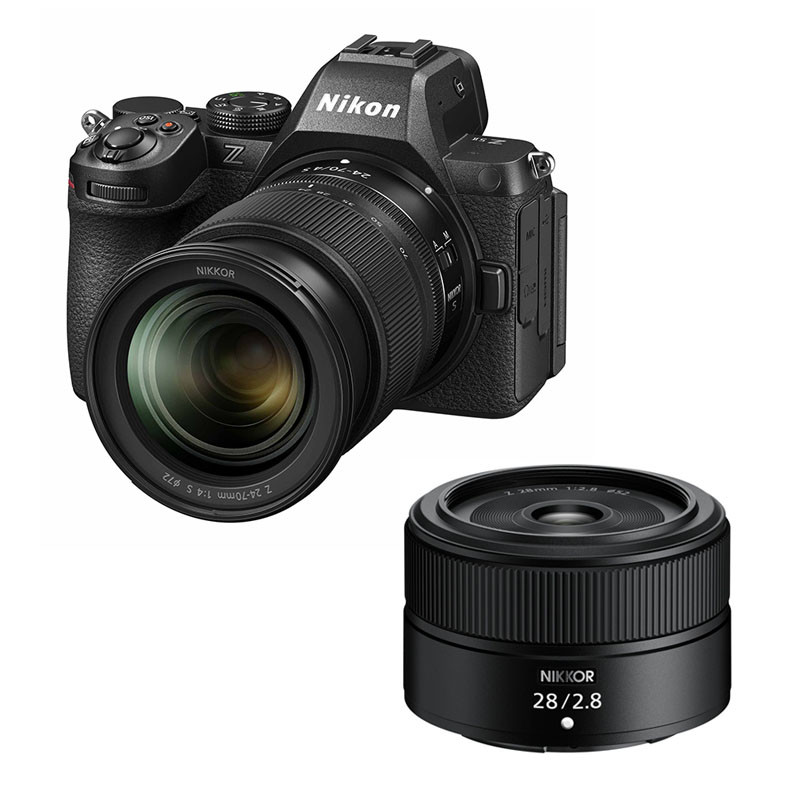 NIKON Z5 II + Objectif Z 24-70mm f/4 S + Z 28mm f/2.8 Garanti 3 ans