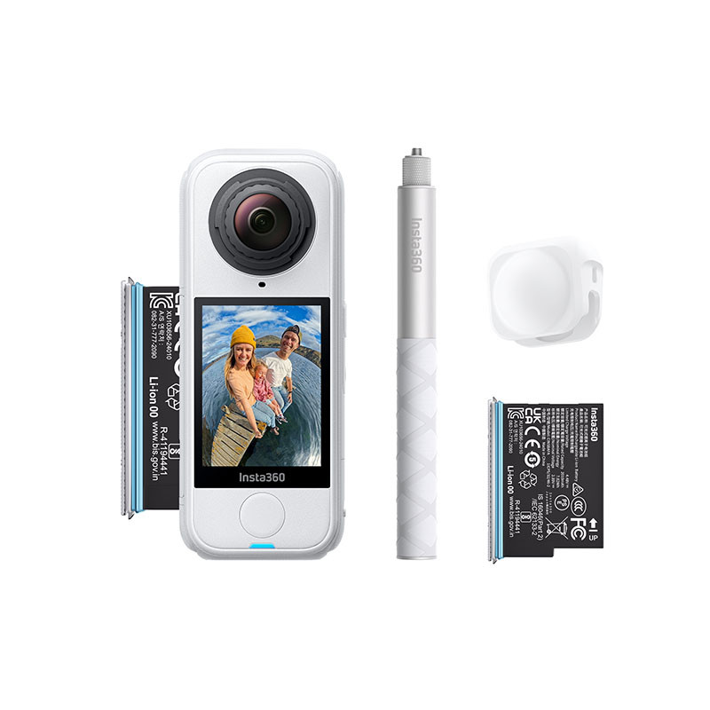 INSTA360 Caméra 360 X4 Air Blanc Arctic Starter Pack Garanti 2 ans