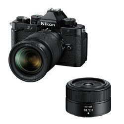 NIKON Zf Noir + Objectif Z 24-70mm f/4 S + Z 28mm f/2.8 Garanti 3 ans
