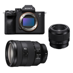 SONY ALPHA 7 IV + Objectif FE 24-105mm + FE 50mm f/1.8 Garanti 3 ans