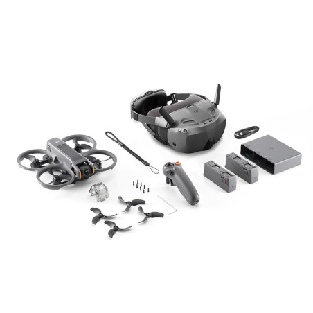 DJI Avata 2 Fly Smart Combo avec 3 batteries + Goggles N3 + RC Motion 3