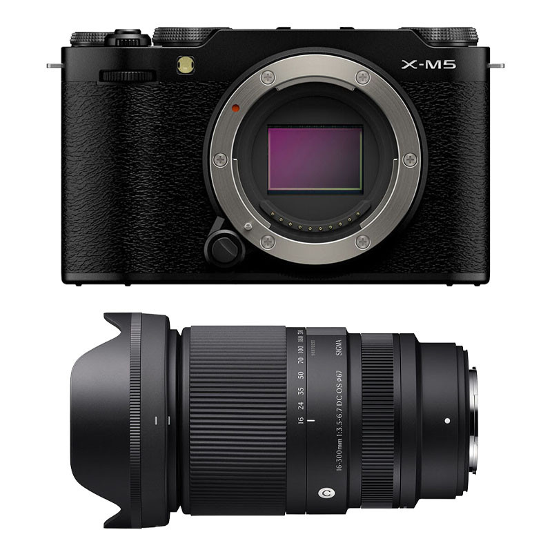 FUJIFILM  X-m5 Noir + Sigma 16-300mm F/3.5-6.7 Dc Os Contemporary