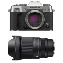 FUJIFILM X-T50 Silver + Objectif SIGMA 17-40mm f/1.8 DC Art Garanti 3 ans