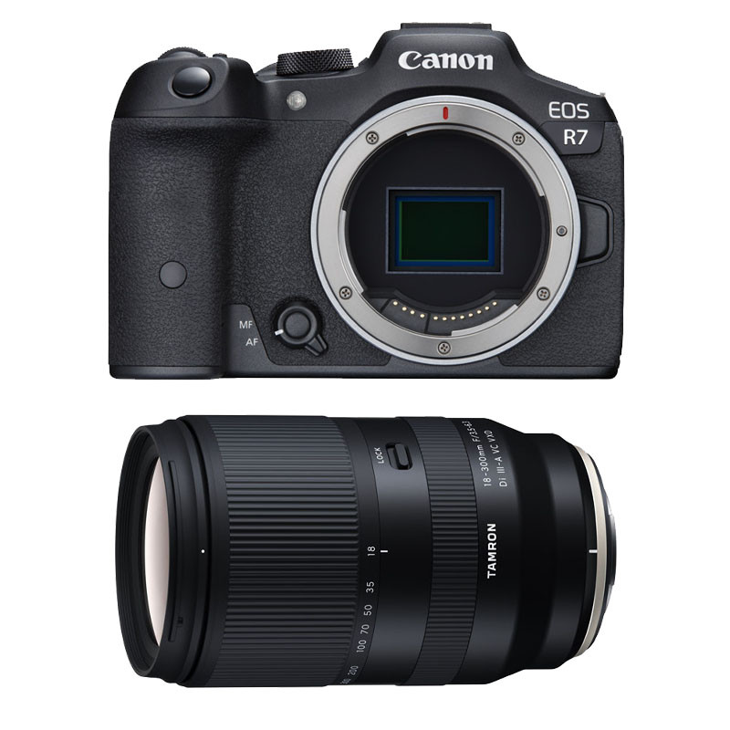 CANON EOS R7 + Objectif TAMRON 18-300 mm f/3.5-6.3 Di III-A VC VXD Garanti 3 ans