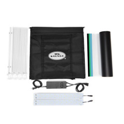 SAVAGE Tente de prise de vue LED 40 x 40 x 40cm - PC15