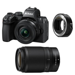 NIKON Z50 II + Z 16-50 + Z 50-250 Garanti 3 ans + Adaptateur FTZ II