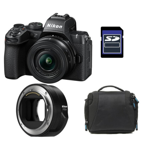 NIKON Z50 II + Z 16-50 Garanti 3 ans + Sac + Carte SD 16 Go + Adaptateur FTZ II