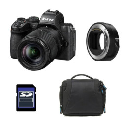 NIKON Z50 II + Z 18-140 Garanti 3 ans + Sac + Carte SD 16 Go + Bague FTZ II