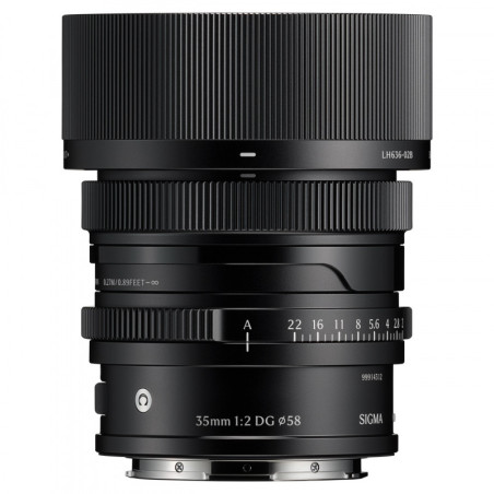 SIGMA Objectif 35mm f/2 DG Noir Contemporary compatible avec Sony E Garanti 3 ans