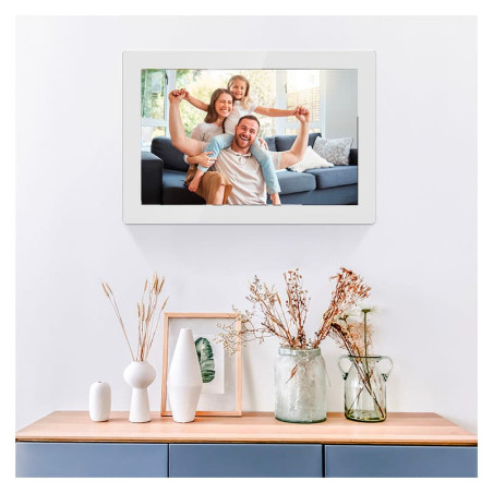 AGFAPHOTO Cadre photo numérique 10 pouces blanc APF1000WIFIGLWH 