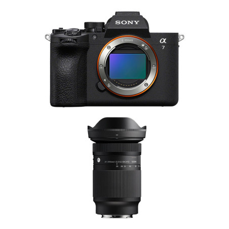 SONY ALPHA 7 V + Objectif SIGMA 20-200mm f/3.5-6.3 DG Contemporary Garanti 3 ans