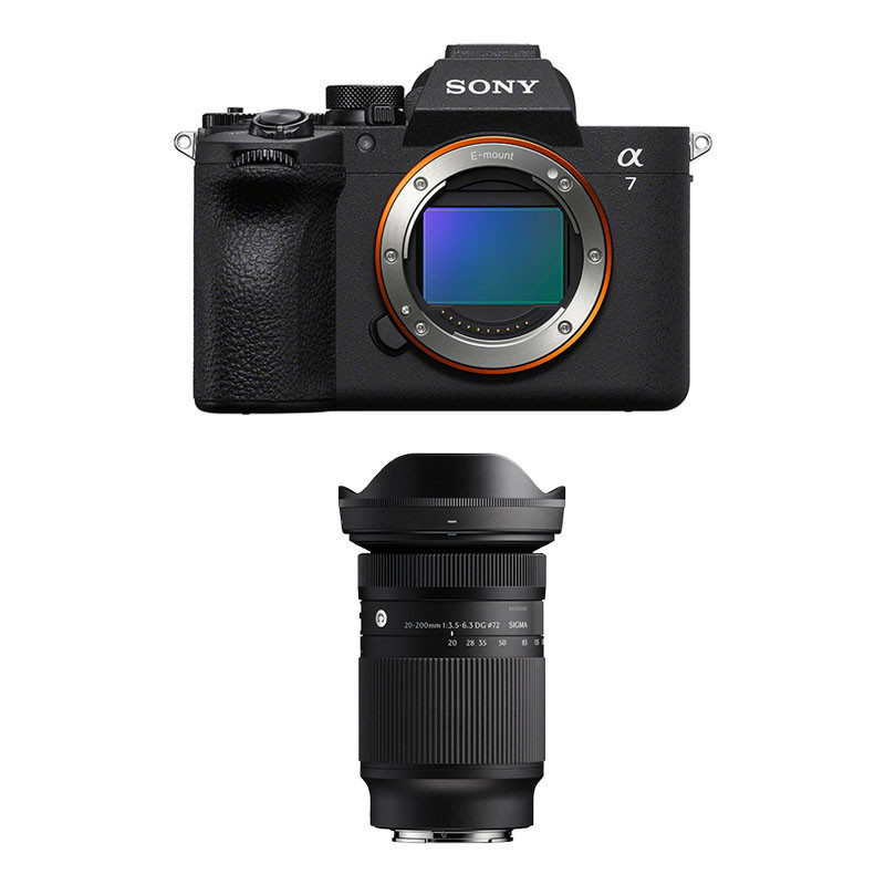 SONY ALPHA 7 V + Objectif SIGMA 20-200mm f/3.5-6.3 DG Contemporary Garanti 3 ans