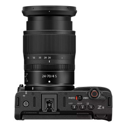 NIKON Caméra ZR + Kit vidéo (Z 24-70mm f/4 + Kit de cage + Micro Rode + Carte 256 Go + Filtre NDX) Garanti 3 ans