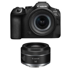 CANON EOS R6 MARK III + Objectif RF 24-105mm f/4-7.1 IS STM + RF 50mm f/1.8 STM Garanti 3 ans