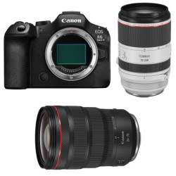 CANON EOS R6 MARK III + RF 24-70mm f/2.8 L IS USM + RF 70-200mm f/2.8 L IS USM Garanti 3 ans 