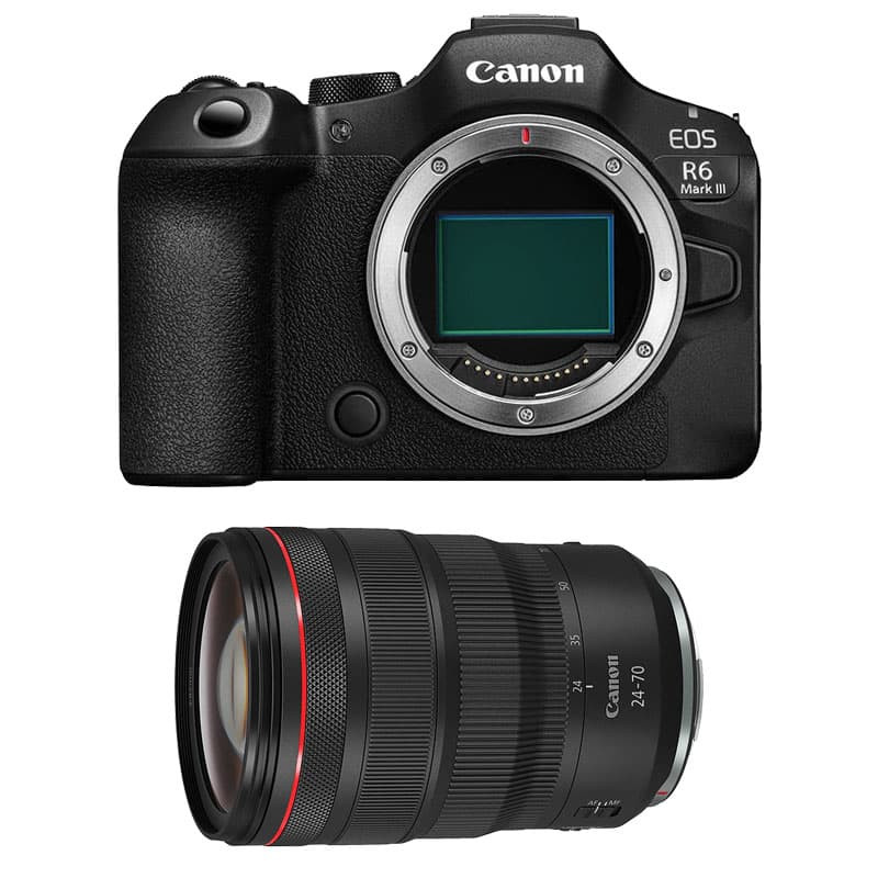 CANON EOS R6 MARK III + RF 24-70mm f/2.8 L IS USM Garanti 3 ans 