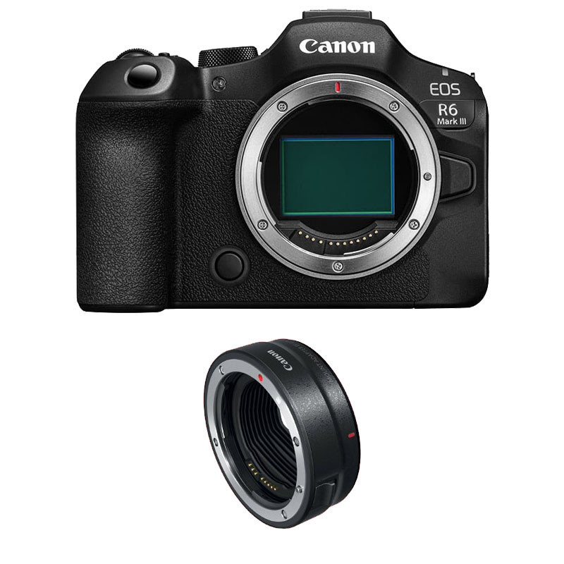 CANON EOS R6 MARK III nu Garanti + Bague EF EOS R