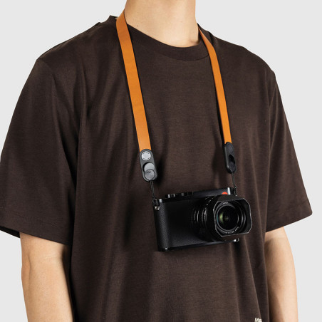 PEAK DESIGN Courroie Form en cuir Ambrée Neck - LRS-N-AM-1