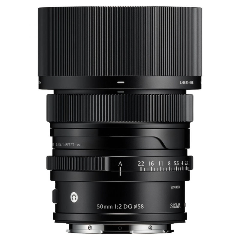 SIGMA Objectif 50mm f/2 DG Noir Contemporary compatible avec Monture L Garanti 3 ans