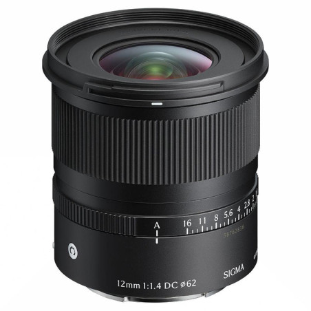 SIGMA Objectif 12mm f/1.4 DC Contemporary compatible avec Canon RF-S Garanti 3 ans