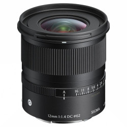 SIGMA Objectif 12mm f/1.4 DC Contemporary compatible avec Fujifilm X Garanti 3 ans