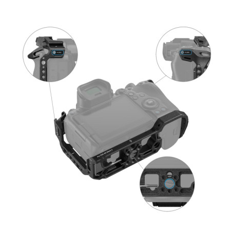 SMALLRIG Cage "Black Mamba" Compatible avec EOS R6 II / R6 III - 4161