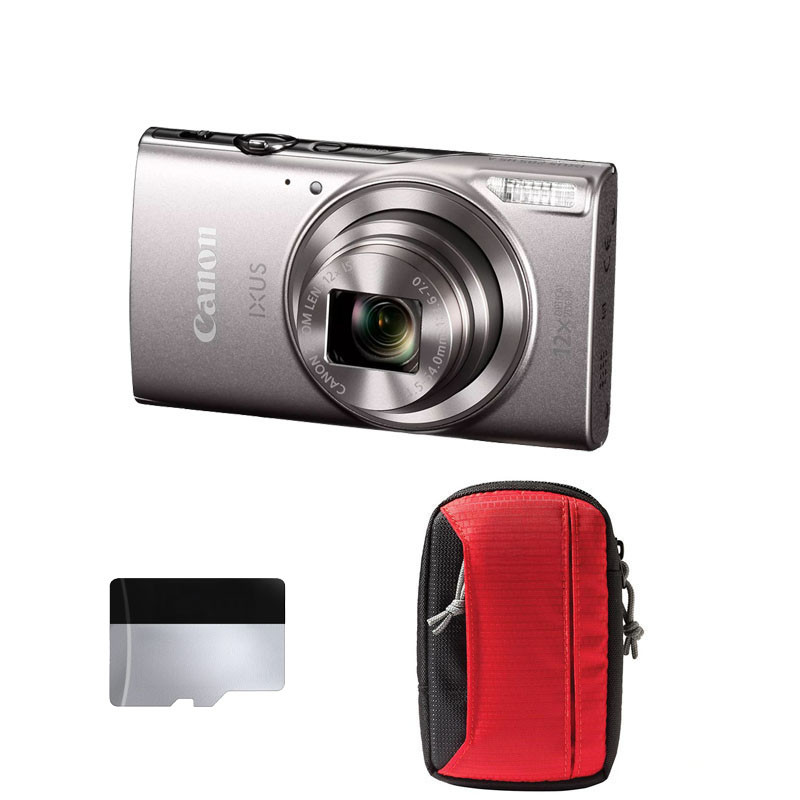 CANON Compact Ixus 285 HS A Silver Garanti 2 ans + Sac + carte micro SD 8Go