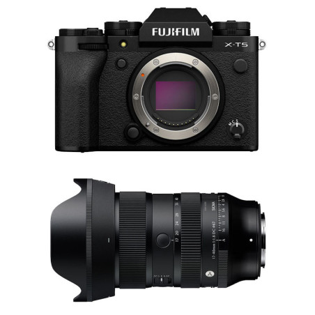 FUJIFILM X-T5 Noir + Objectif SIGMA 17-40mm f/1.8 DC Art Garanti 3 ans