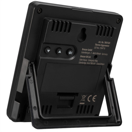 BRESSER Thermo-Hygromètre avec alarmes pour moisissure - 7007420