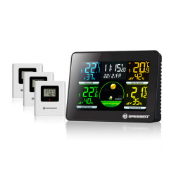 BRESSER Thermomètre emeo Hygro Quadro NLX - 7000023