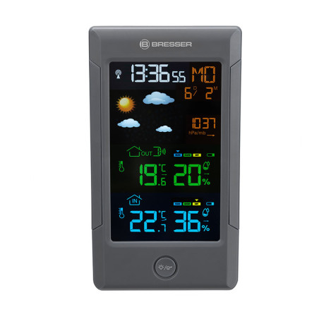BRESSER ClimateTemp NBF Station météo couleur avec signal DCF 7006500
