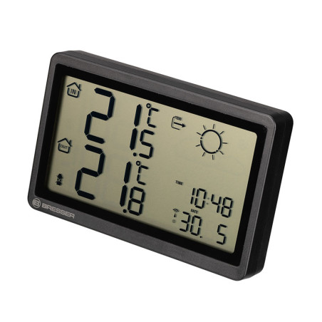 BRESSER Station Meteo Temp Ecran horizontal 7004220