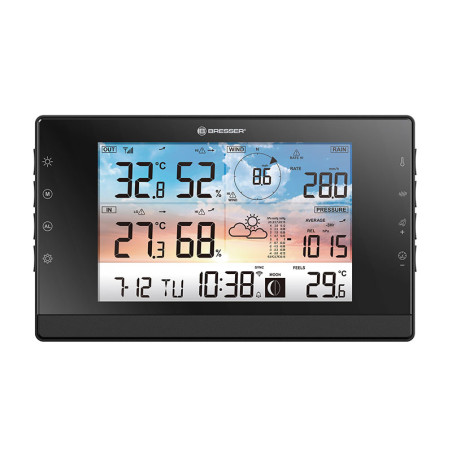 BRESSER Centre météorologique WiFi WSC avec multi-capteur 5 en 1 7003350