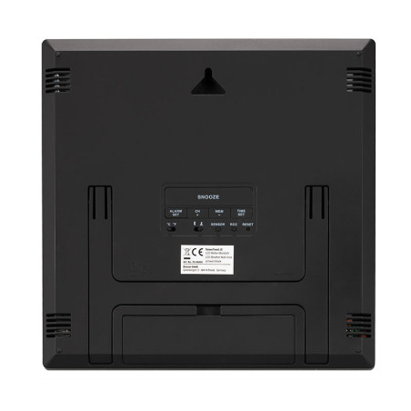 BRESSER Horloge météo LCD TemeoTrend JC - noire - 7004404CM3000