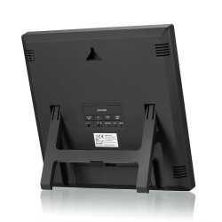 BRESSER Horloge météo LCD TemeoTrend JC - noire - 7004404CM3000