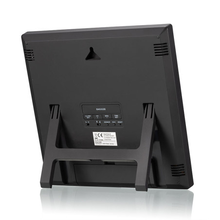 BRESSER Horloge météo LCD TemeoTrend JC - noire - 7004404CM3000