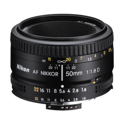 NIKON Objectif AF 50mm f/1.8 D Garanti 2 ans