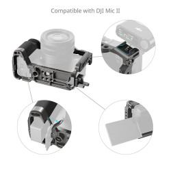 SMALLRIG HawkLock Kit cage à dégagement rapide avec poignée en silicone pour Sony Alpha 7C II / 7CR 5198